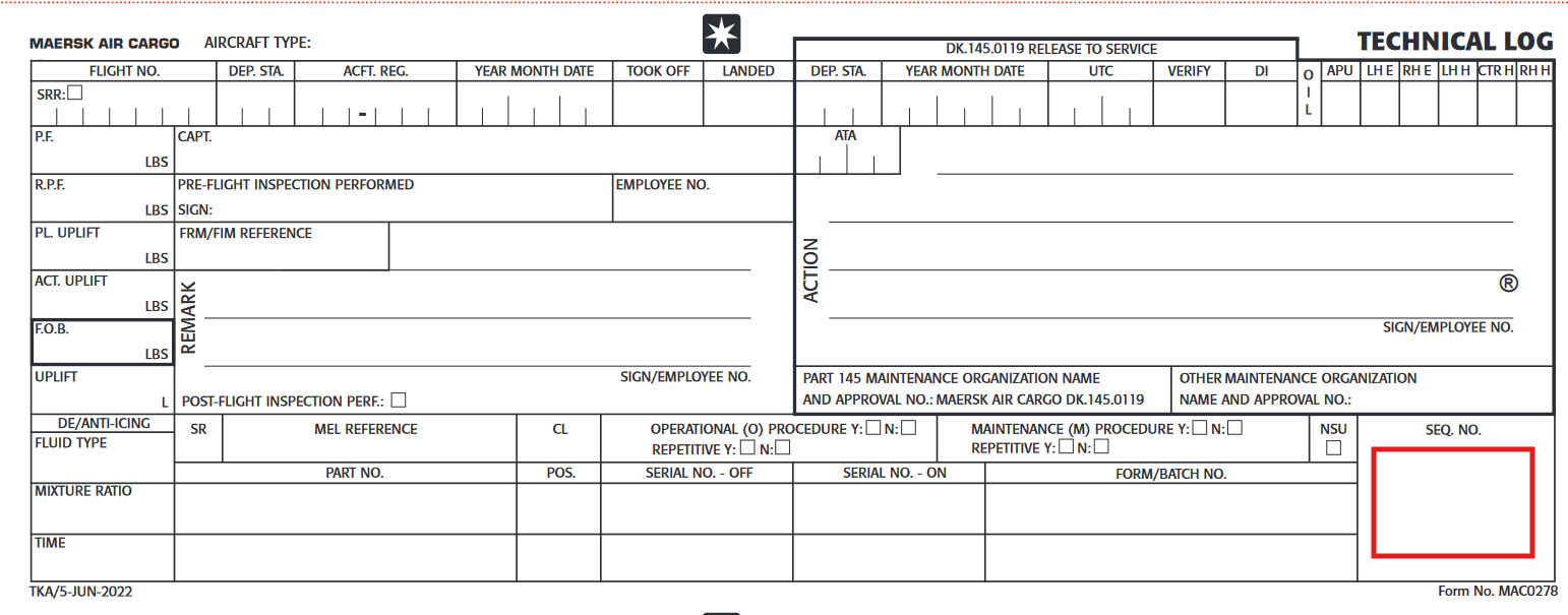 Tech log